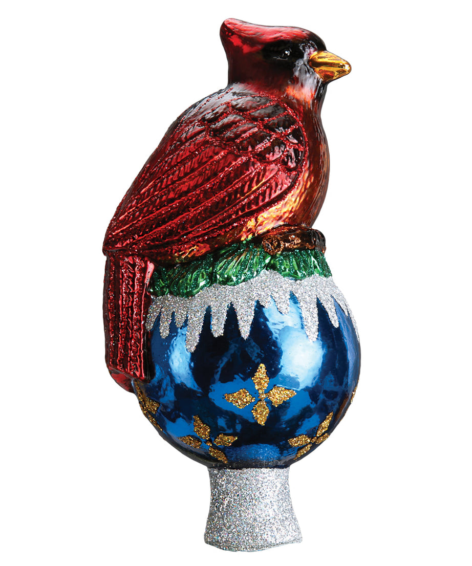 Cardinal Tree Top Ornament