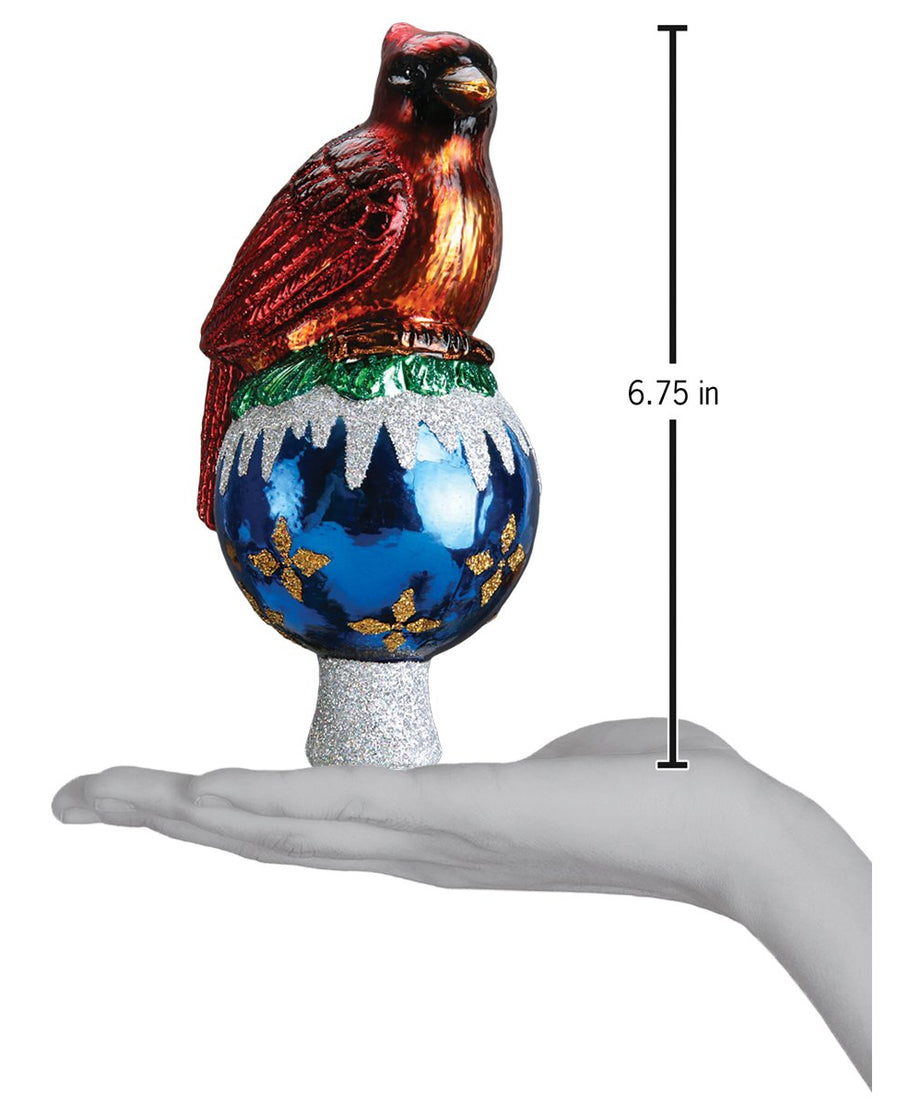 Cardinal Tree Top Ornament