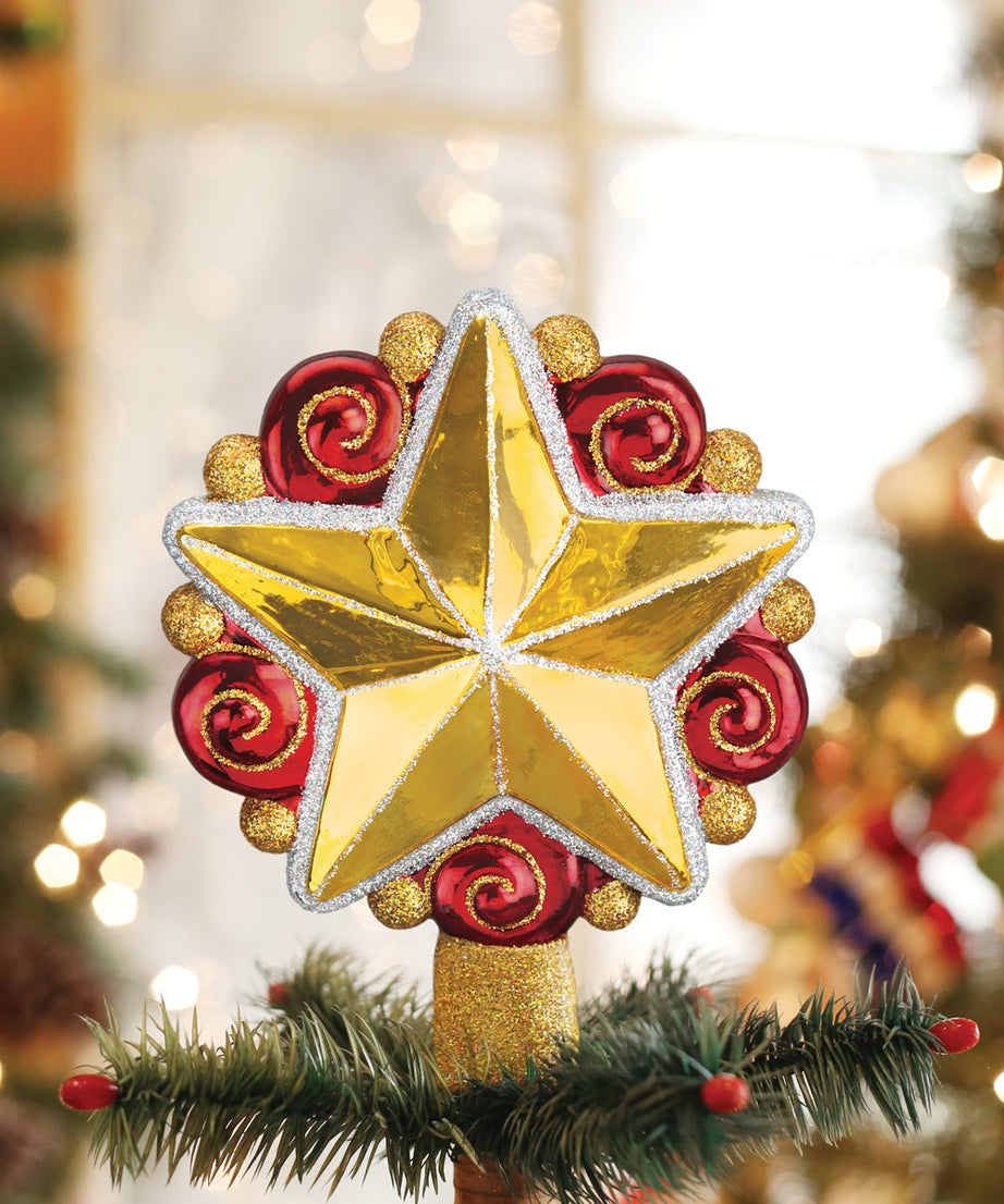 Swirly Star Tree Top