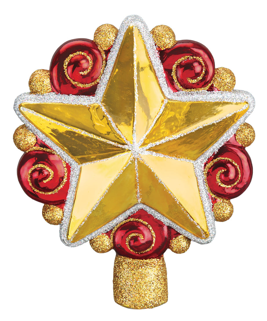 Swirly Star Tree Top