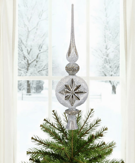 Retro Silver Frost Tree Top