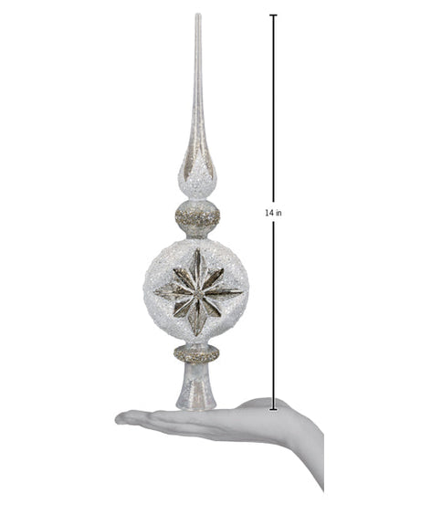 Retro Silver Frost Tree Top