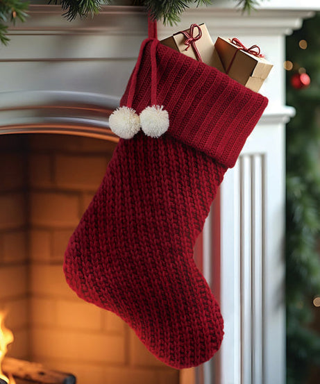 Red Knit Stocking