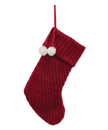 Red Knit Stocking