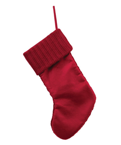 Red Knit Stocking