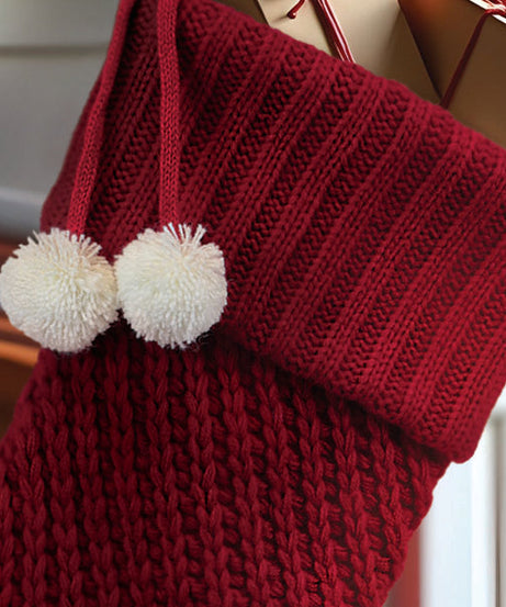 Red Knit Stocking
