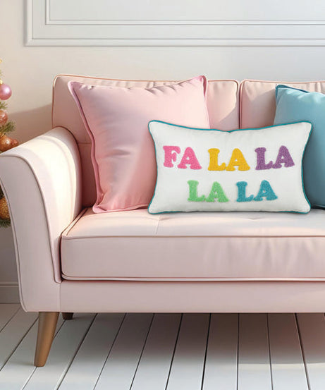 20" Fa La La La La Rectangle Pillow