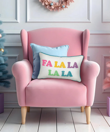 20" Fa La La La La Rectangle Pillow