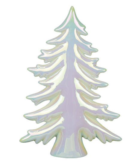 Iridescent Ceramic Trees Set