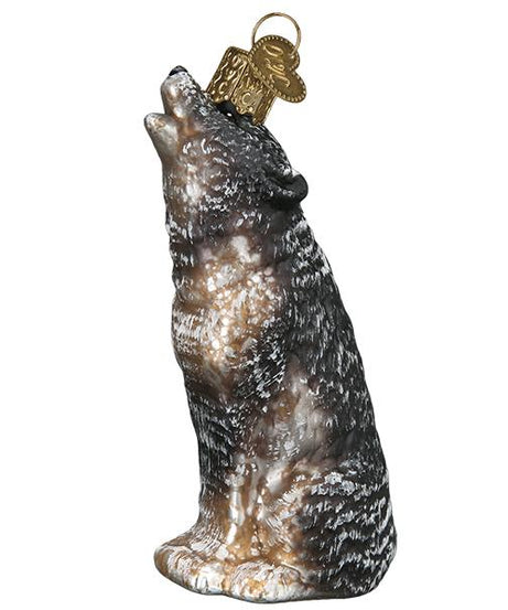 Vintage Howling Wolf Ornament