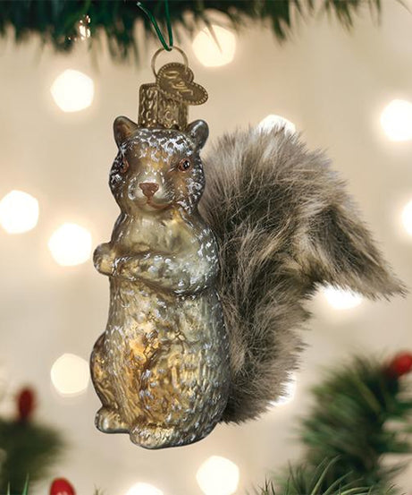 Vintage Squirrel Ornament