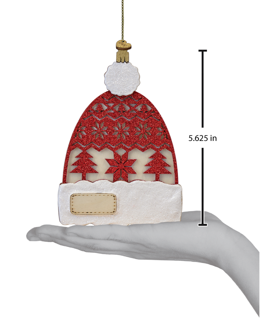 Cozy Cap Surprise Ornament