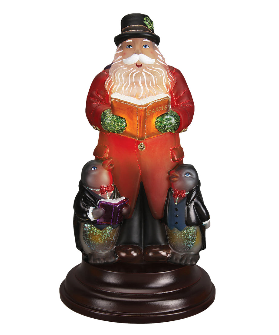 Caroling Santa Night Light