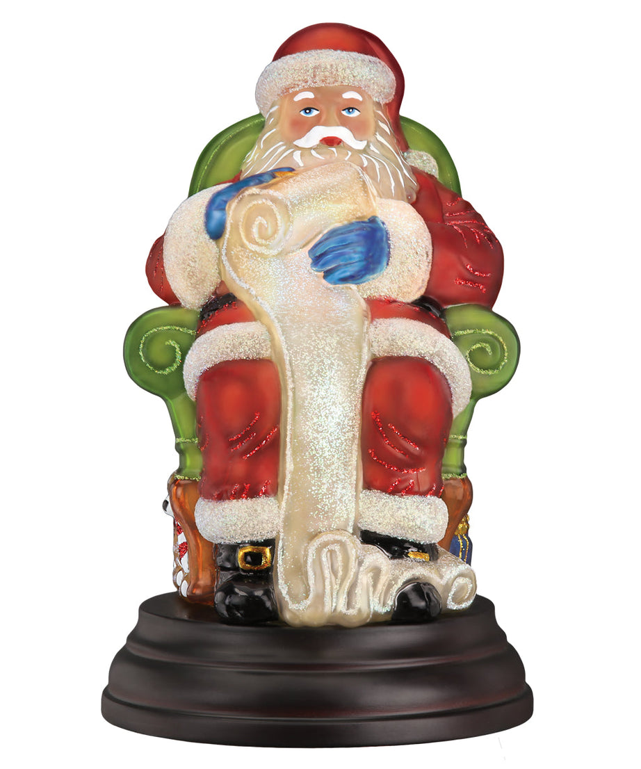 Santa Checking His List Light