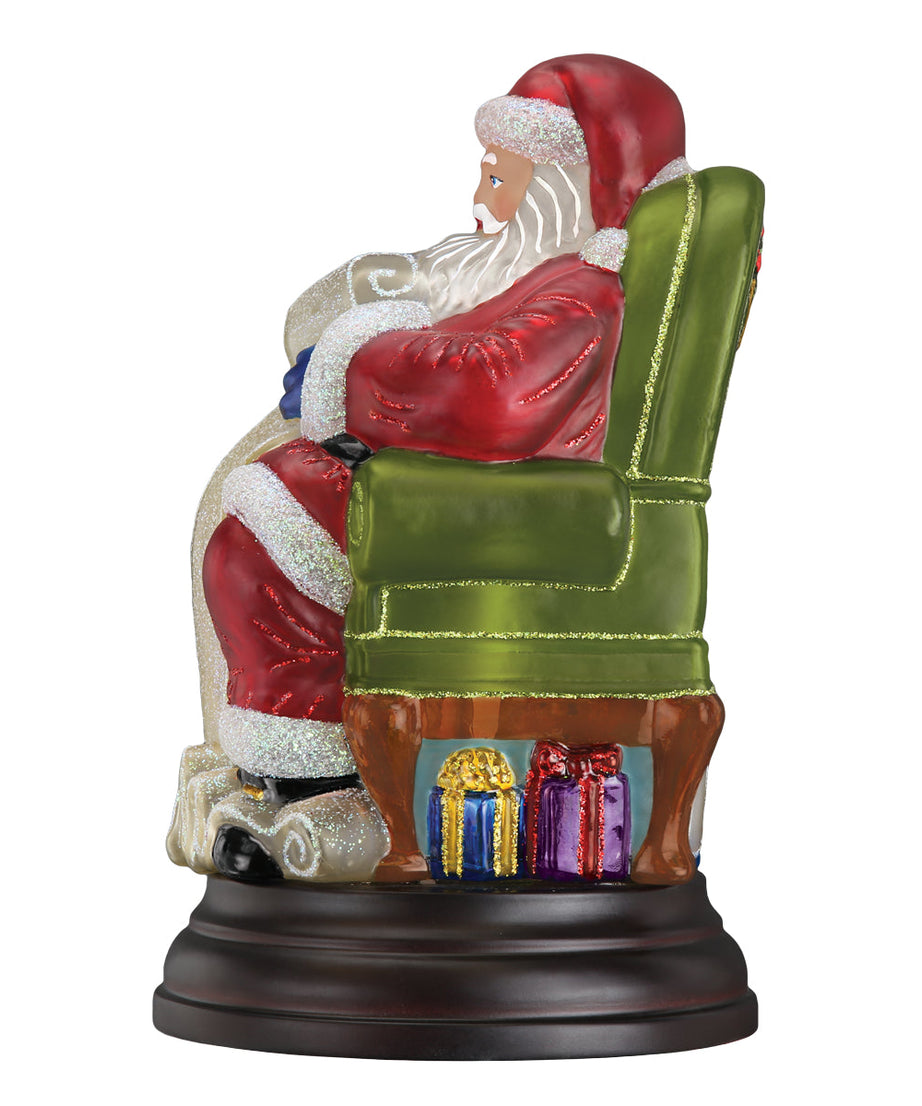 Santa Checking His List Light