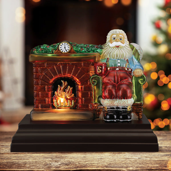 Santa At Hearth Light - Grazingbelles
