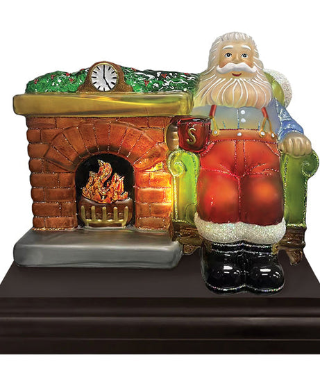 Santa At Hearth Light - Grazingbelles