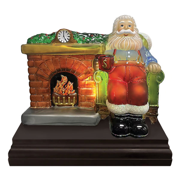 Santa At Hearth Light - Grazingbelles