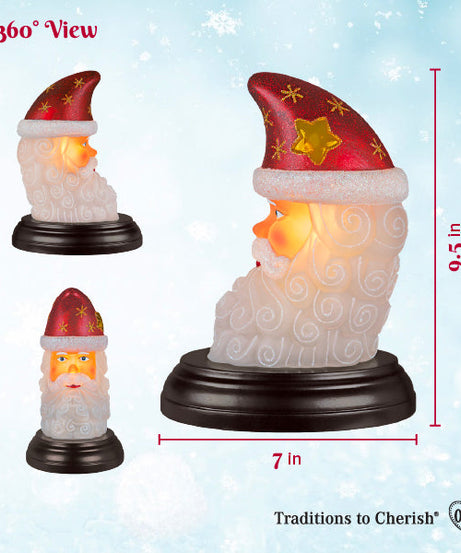 Santa Moon Face Light