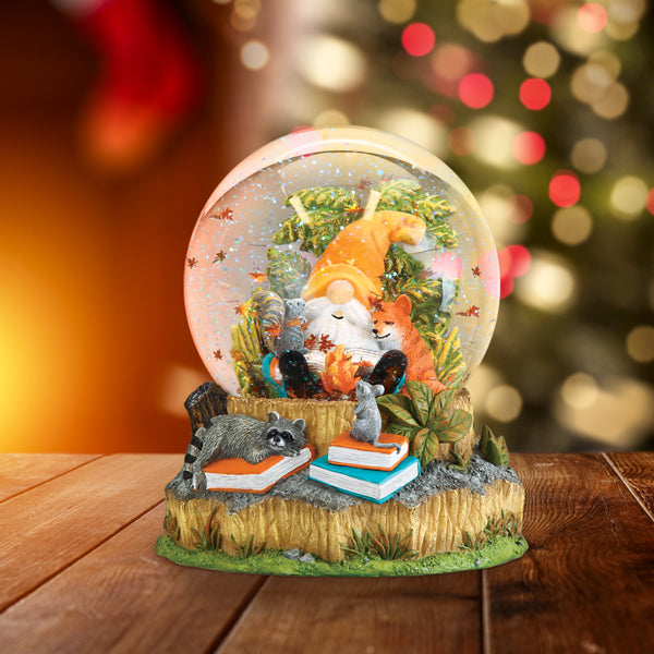 Autumn Forest Gnome Snow Globe - Grazingbelles