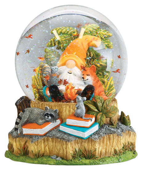 Autumn Forest Gnome Snow Globe - Grazingbelles