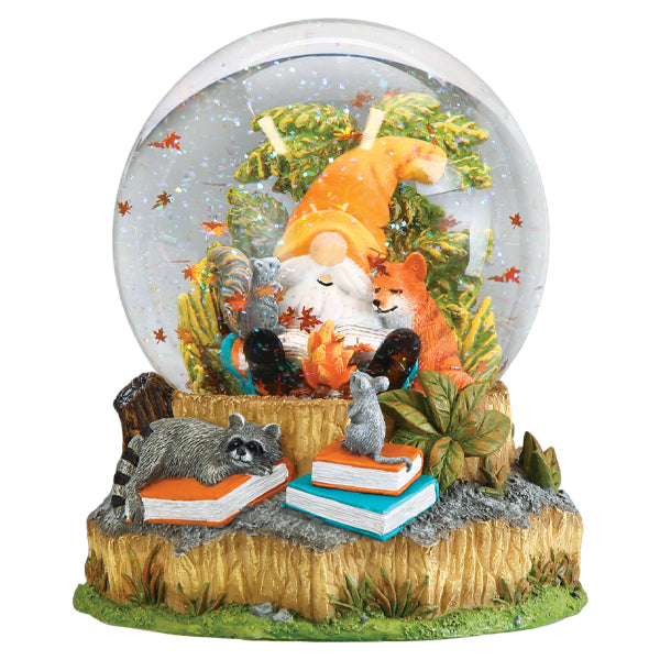 Autumn Forest Gnome Snow Globe - Grazingbelles