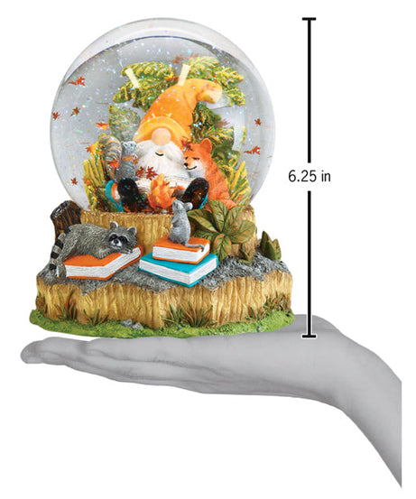 Autumn Forest Gnome Snow Globe - Grazingbelles