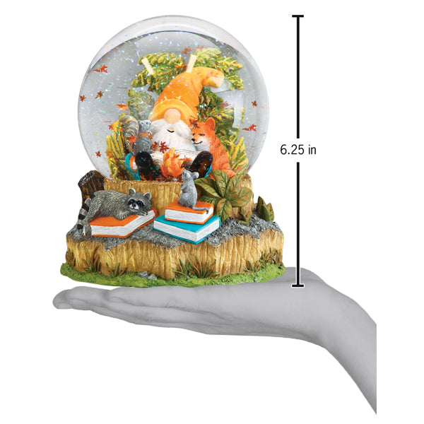 Autumn Forest Gnome Snow Globe - Grazingbelles