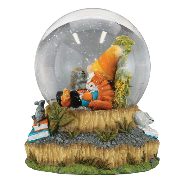 Autumn Forest Gnome Snow Globe - Grazingbelles