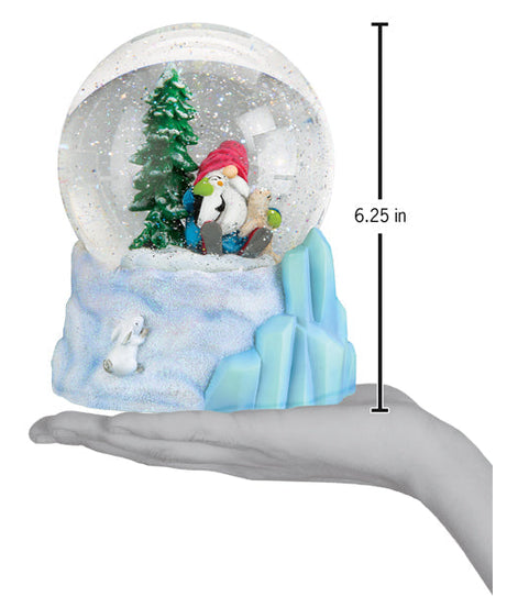 Winter Arctic Gnome Snow Globe