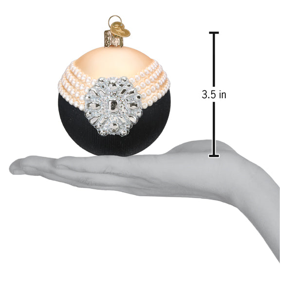 Classic Audrey Round Ornament - Grazingbelles