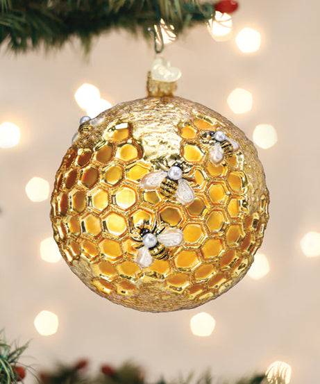 Bee Blessed Round Ornament - Grazingbelles
