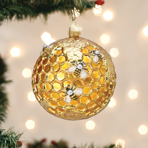 Bee Blessed Round Ornament - Grazingbelles