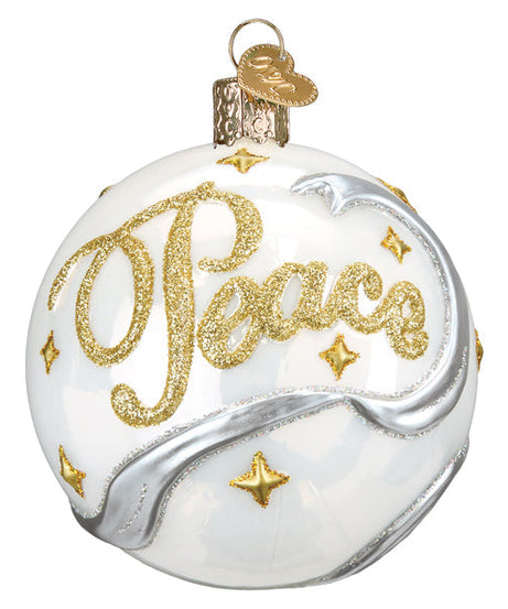Peace & Joy Round Ornament - Grazingbelles
