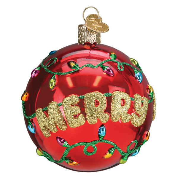 Merry & Bright Round Ornament - Grazingbelles