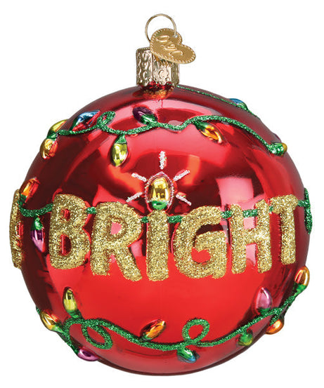 Merry & Bright Round Ornament - Grazingbelles