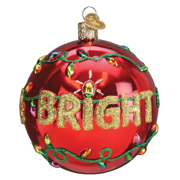 Merry & Bright Round Ornament - Grazingbelles