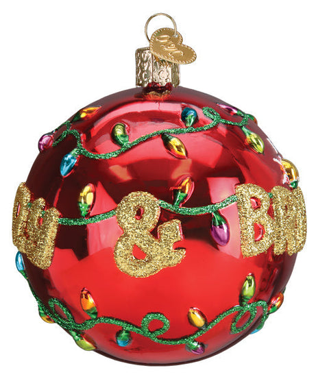 Merry & Bright Round Ornament - Grazingbelles