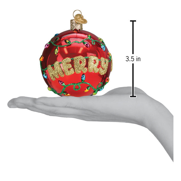 Merry & Bright Round Ornament - Grazingbelles