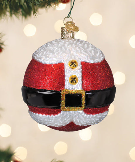 Mr. Claus Round Ornament