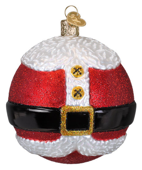 Mr. Claus Round Ornament