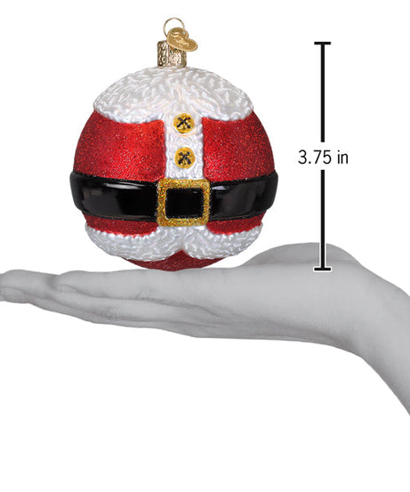 Mr. Claus Round Ornament