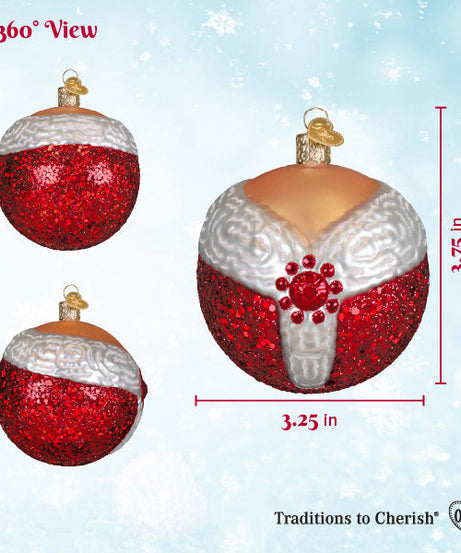 Mrs. Claus Round Ornament