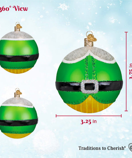Elf Round Ornament