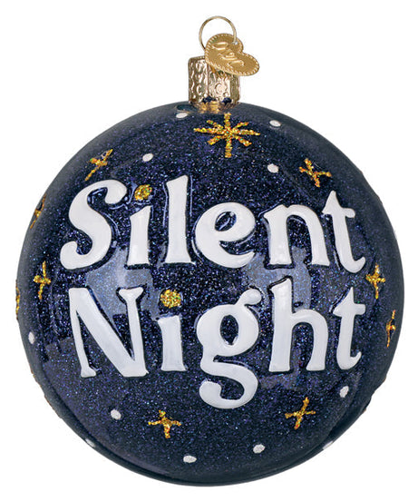 Silent Night Round Ornament