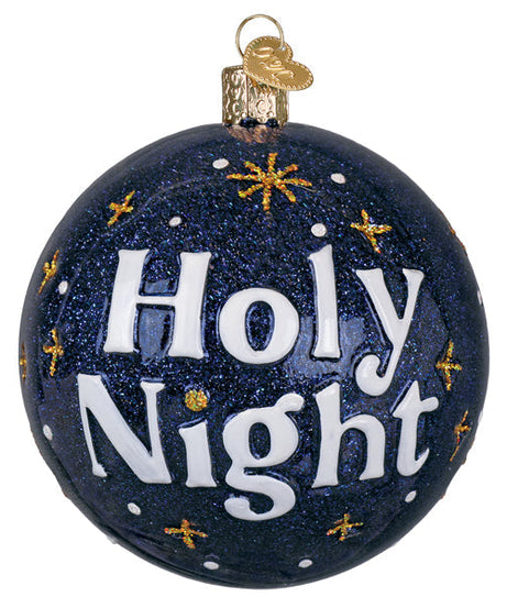 Silent Night Round Ornament