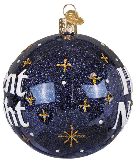 Silent Night Round Ornament