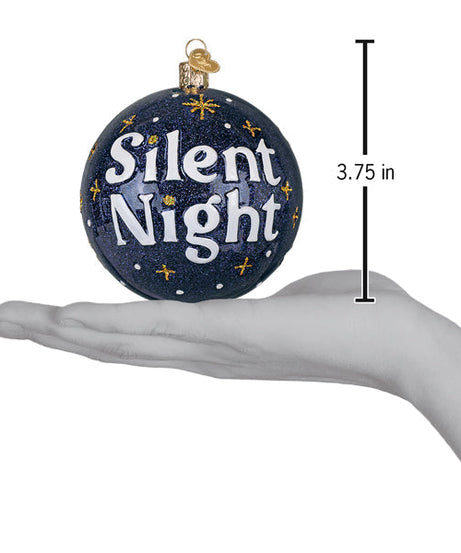 Silent Night Round Ornament