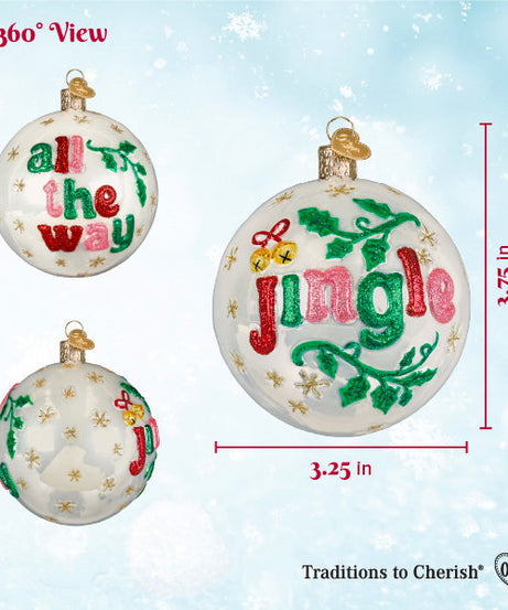 Jingle Round Ornament