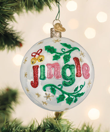 Jingle Round Ornament